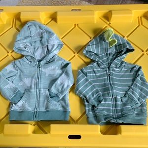 Carters size newborn jackets